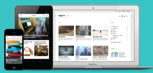 Feedly is available on the web phone and tablet