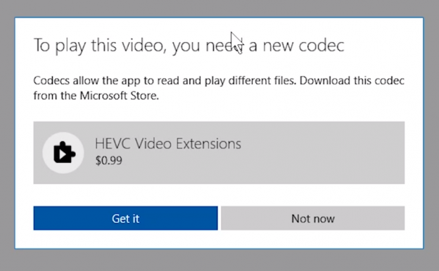 Instalar codec hevc gratis